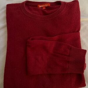Men's Red Crewneck Sweater